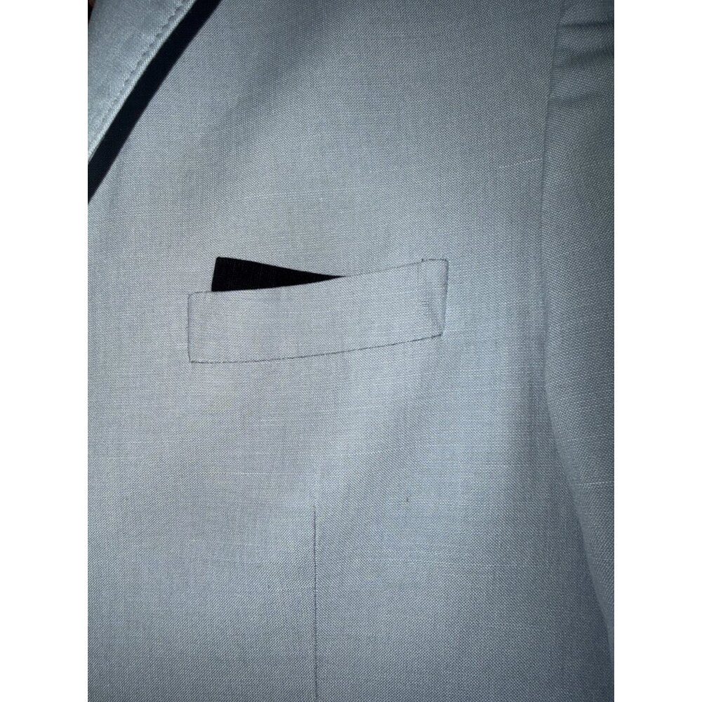 Philipp Plein Homme Men’s Limited Edition Light Blue Skull Lined Blazer - Picture 8 of 16